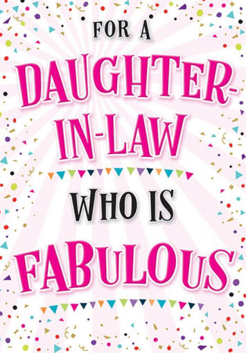 Picture of DAUGHTER IN LAW BIRTHDAY CARD